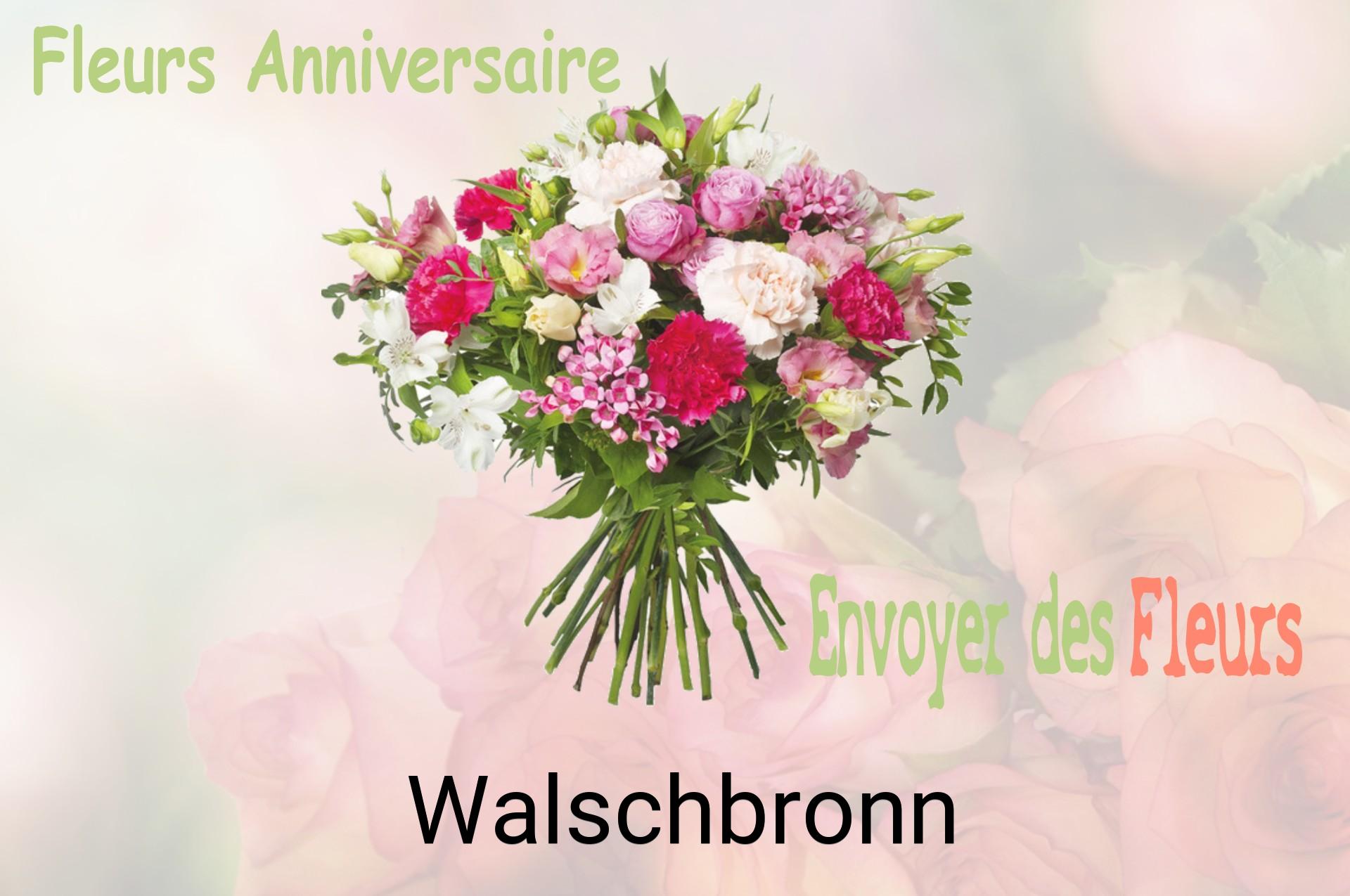 Bouquet de fleurs d’anniversaire livré à Walschbronn